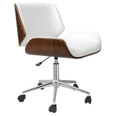 E-home Edgar 埃德加 可調式曲木電腦椅 KCH019A-wht, 白色