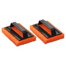 데이리듬 핸드형 손잡이 청소 스펀지 오렌지, 2개