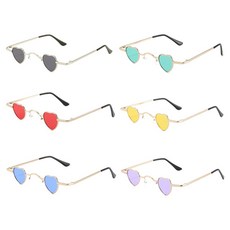 미미파티 인싸 행사 축제 체육대회 단체 파티 선글라스 안경 세트, 레옹하트 믹스, 1세트