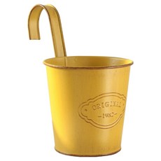 Misoroun 彩色原創分離式陽台掛式花盆, 黃色, 1個