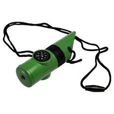 Rex LONDON LED燈指北針多功能哨子, 1個, 綠色