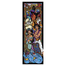 Tenyo 彩繪玻璃拼圖 DSG-456-737 55.5 x 18.5cm, 1套, 456片, 阿拉丁