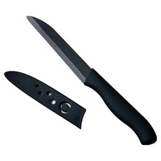 Modern House 不染色陶瓷刀鞘水果刀, 1個, 全黑