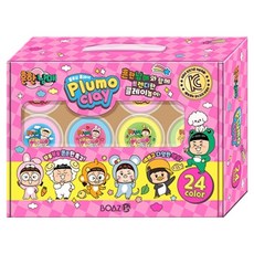 흔한남매 24색 클레이 세트 610g, 1세트, 혼합색상