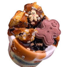 艾蜜莉史萊姆 薑汁奶茶奶油史萊姆, 1個, 250g, 混色