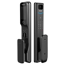 PHILIPS 飛利浦 EasyKey 推拉式智能門鎖 耀石黑, 不含安裝, DDL-ALPHA-vp