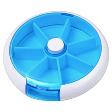 SSDream 太空坐艙7格按鈕式旋轉藥盒, 1個