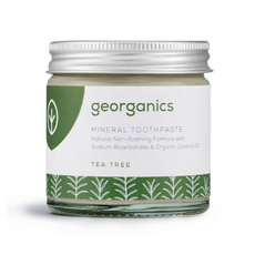 georganics 礦物牙膏 茶樹, 1個, 120ml