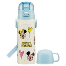 Skater 不鏽鋼超輕量水壺, Mickey And Friends, 1個