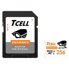 TCELL 冠元科技 microSDXC 監控專用記憶卡 UHS-I A2 U3, 1個, 256GB