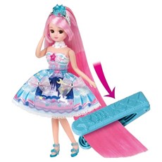 TAKARA TOMY Licca 莉卡娃娃 魔幻長髮變身莉卡娃娃, 多色, 1套
