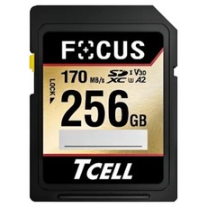TCELL 冠元科技 FOCUS A2 SDXC 記憶卡 UHS-I U3 V30 170/125MB, 1個, 256GB