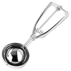 FOX RUN 傳統冰淇淋杓 6.2cm, 1個, 銀色