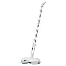 대웅 듀얼 무선 물걸레청소기 + 극세사패드 4p 세트 CZ-WM031L, 화이트