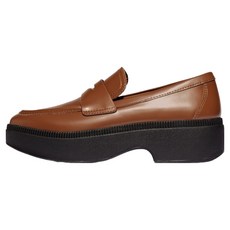 fitflop 女款 Efruma 皮革半坡跟便士樂福鞋