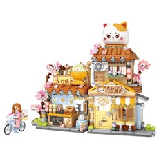 LoZ 微型積木鯛魚燒店 LOZ 4801 923片, 1個, 黃色