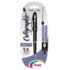 Pentel Tradio 書法筆 TRC1-21A, 黑色, 2.1mm