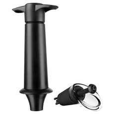 VacuVin 抽真空器 + 瓶塞注酒器, 黑色, 2個