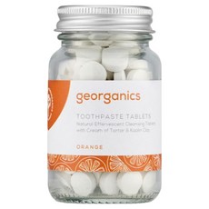 georganics Vegan 礦物牙膏錠 柑橘 120顆, 1組, 137g