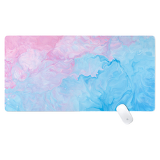 Shopping Doctor 遊戲 辦公用 滑鼠長墊 600 x 300 x 3 mm, 1個, 粉紅流體海洋