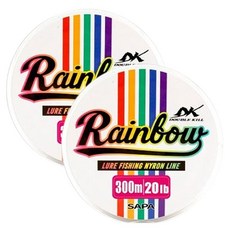 SAPA Double Kill 彩虹路亞尼龍線 釣魚線 3.5號, 2個