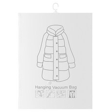 solve living 衣架型真空壓縮袋, 1個, 2入