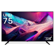 디엑스 4K UHD LED 대형 TV, 190.5cm(75인치), D750XUHD, 스탠드형, 방문설치