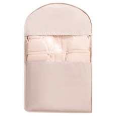 solve living 透明斜紋布衣架式壓縮袋 蜜桃粉, 1個, 1入