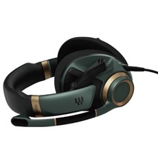 EPOS H6 PRO OPEN Wired 開放式 耳機 電競 內建麥克風 綠色 旗艦 1000970 公司貨 2年保固 內含GSA 30 PC Cable GSA 30 Console Cable 2xH6PRO蓋板