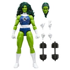 Hasbro 孩之寶 MARVEL 傳奇驚奇4超人 復古6吋女浩克公仔 G0630, 1個