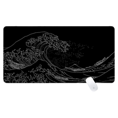 쇼핑닥터 게임용 사무용 마우스 장패드 700 x 300 x 2 mm, 블랙웨이브, 1개