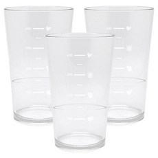 TEASCAFE LINE派對杯 17盎司, 3個, 透明, 500ml