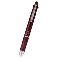 PILOT 百樂 Dr.Grip 多功能筆 4色原子筆 0.5mm + 自動鉛筆 0.5mm, 灰金屬波爾多, 1個