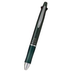 PILOT 百樂 Dr.Grip 4色多功能筆 0.5mm + 自動鉛筆 0.5mm, 灰金屬橄欖色, 1個