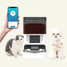 디클펫 반려동물 자동급식기 AT-210, 4L, Black, 1개 4L, Black, 1개