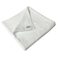 LIFE 來福牌 剪絨小浴巾 BS02929 精梳棉, 白色, 1個