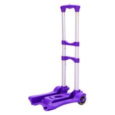 小麥購物 手拉式小推車 紫色 L1251, 1個