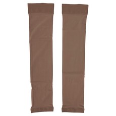 baro sports 高爾夫絲襪 UV防紫外線 50D 臂套 韓國製造 涼感袖套 雙手穿戴組 基本款 手腕, 咖啡