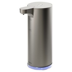 무아스 퓨어앤클린 소프트버블 메탈 자동 디스펜서, 실버, 1개