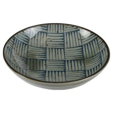 TOKYO DESIGN STUDIO 瓷製醬料碟 10.2cm, 1個, 復古編織