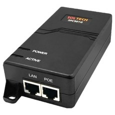 SOLTECH 1Gbps PoE 인젝터, 1개