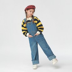 jkids 女童Lala丹寧吊帶褲 J8396