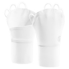 GOLOV.EJOy GO LOVE JOY高爾夫涼感露指手套雙手組, 1組, 白色