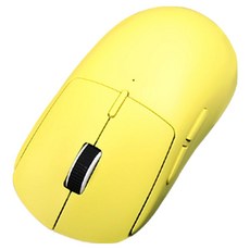 몬스타기어 크루 GT RGB 그립감 좋은 롤 배그 PC 게이밍 마우스, 옐로우, CREW GT