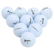 Srixon Unique Epic Z-STAR XV 混合高爾夫球 二手球 特S+級 42.67mm, 10個, 1入, 白色