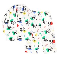 mollimelli friends 兒童迪士尼米奇素描睡衣上下裝套組