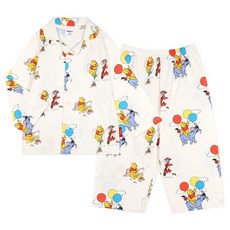 mollimelli friends 兒童款迪士尼小熊維尼與朋友睡衣上下套裝