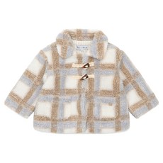 Tartine et Chocolat 嬰幼兒 BR De Bon 格紋毛絨外套