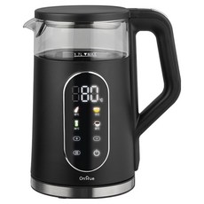 온휴 디스플레이 무선 보온 내열유리 304스텐 전기포트 1.7L, OHA-EK4SB