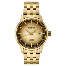 SEIKO 精工 Presage Star Bar 奶油金色調酒系列經典機械錶 SRPK48J1/4R35-01T0F